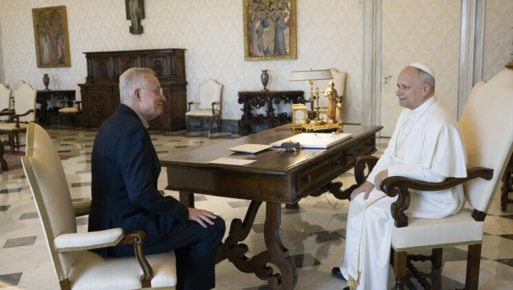 Superior General en audiencia con el Papa León XIV