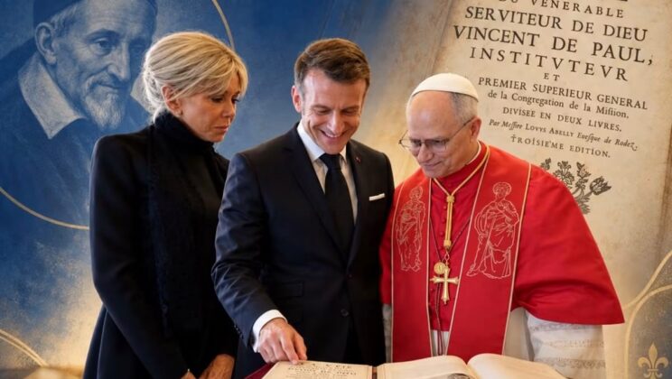 El día en que san Vicente de Paúl unió a Macron y al Papa en la alta diplomacia
